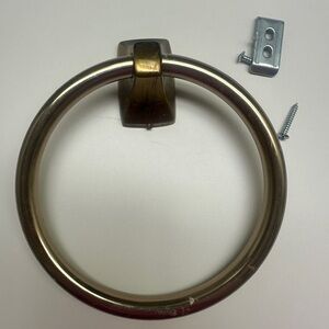 Elegant Gold Towel Ring Holder